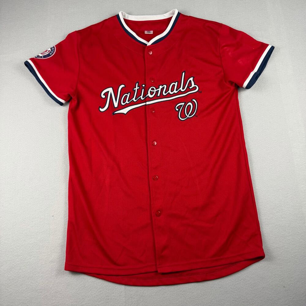 Washington Nationals Adult Jersey red and white Size Small